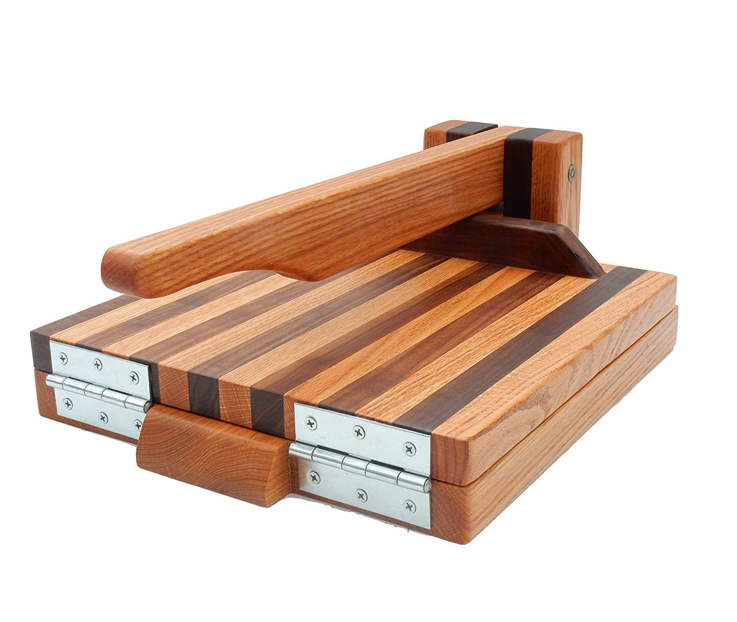 Central Coast Woodworks Hardwood Tortilla Press -Red Oak & Walnut - 11.5 inch