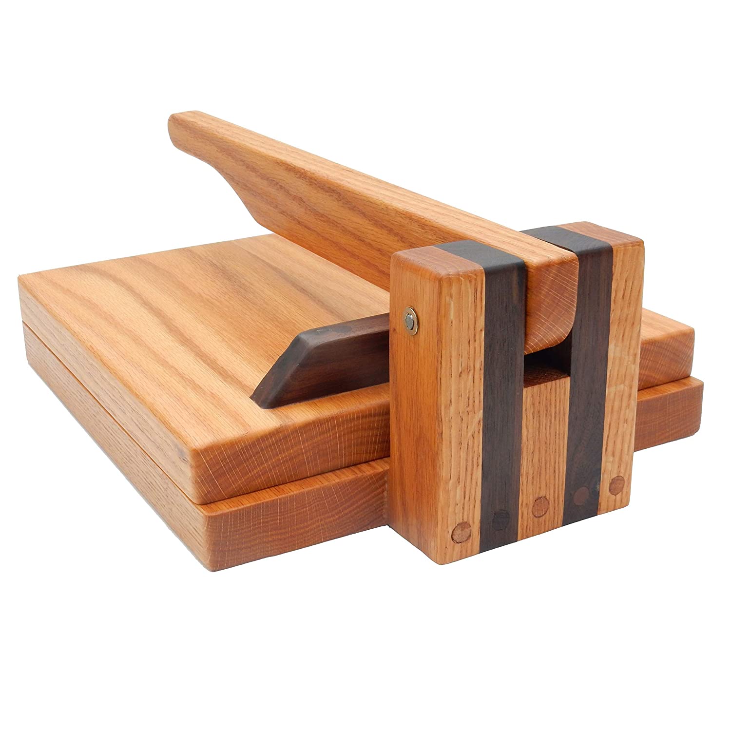 11.5' Hardwood Tortilla Press popular - Red Oak