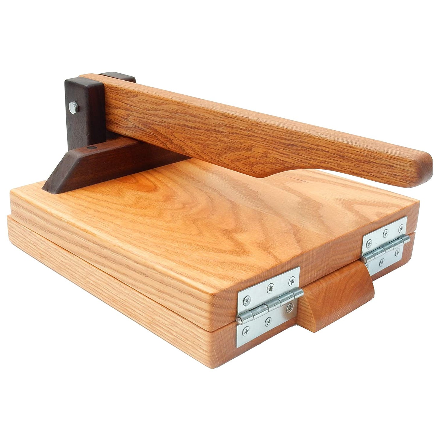 Central Coast Woodworks Hardwood Tortilla Press - Red Oak- 10 inch