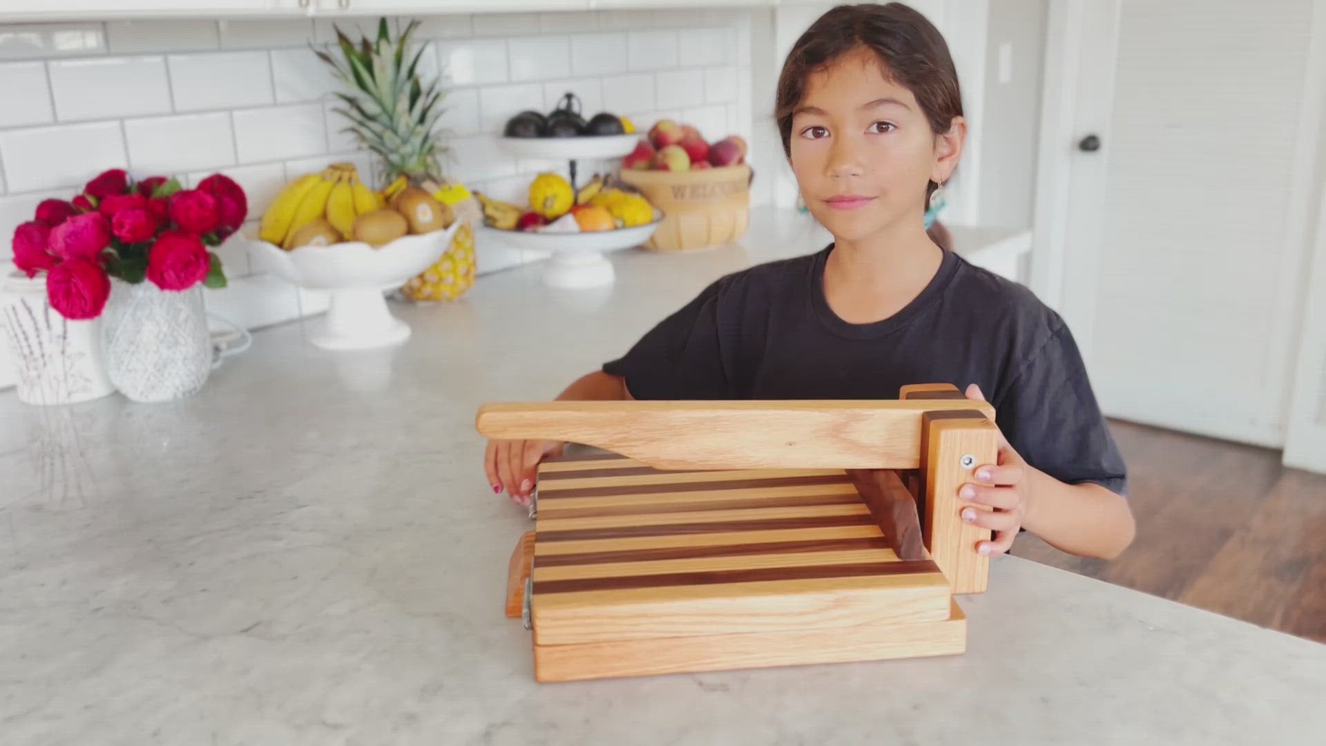 11.5' Hardwood Tortilla Press popular - Red Oak